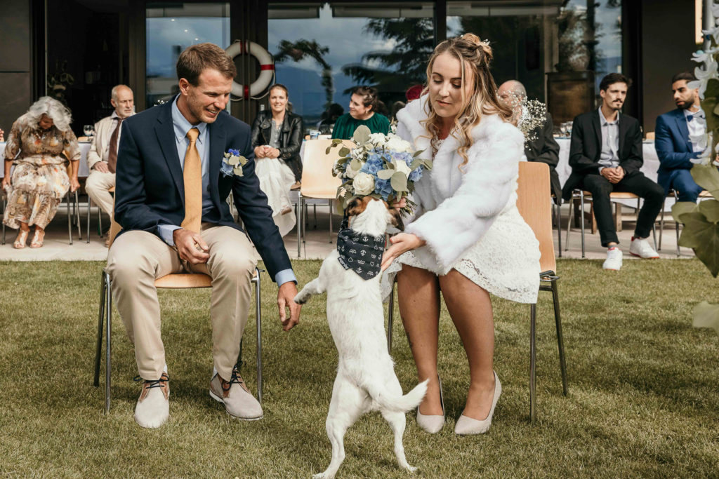 Corsier Geneve Suisse mariage ceremonie laique chien