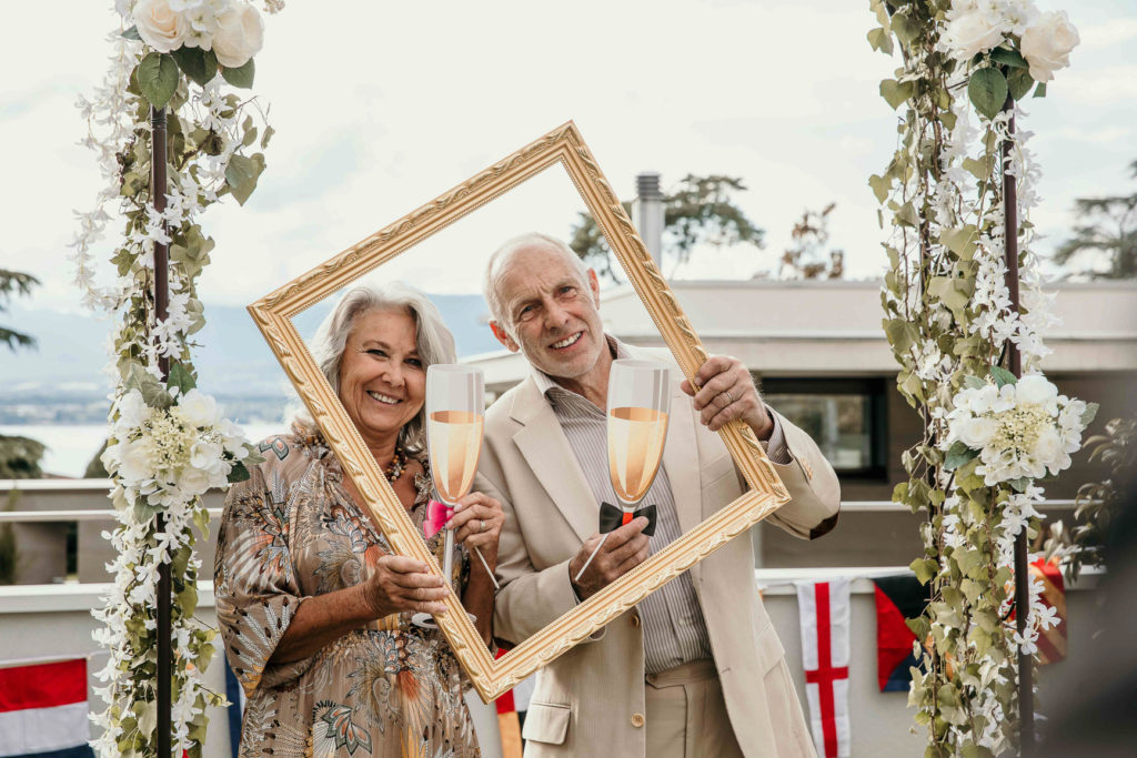 Corsier Geneve Suisse mariage ceremonie laique photobooth