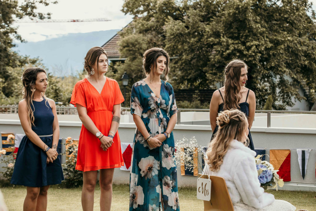Corsier Geneve Suisse mariage ceremonie laique témoins mariée